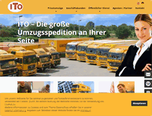 Tablet Screenshot of ito-movers.de